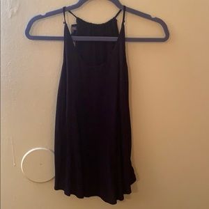 BCX Black Flowy Tank Top